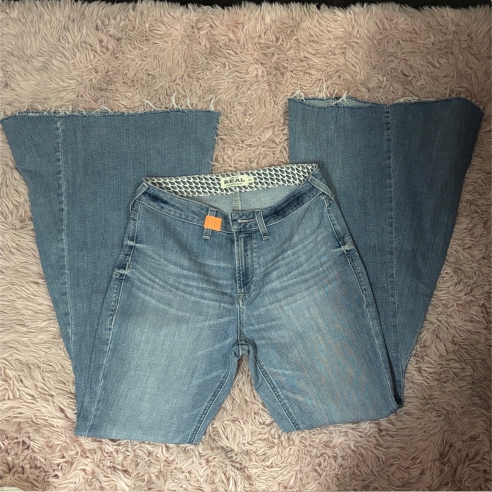 Ariat Light Blue Wide Leg Jeans